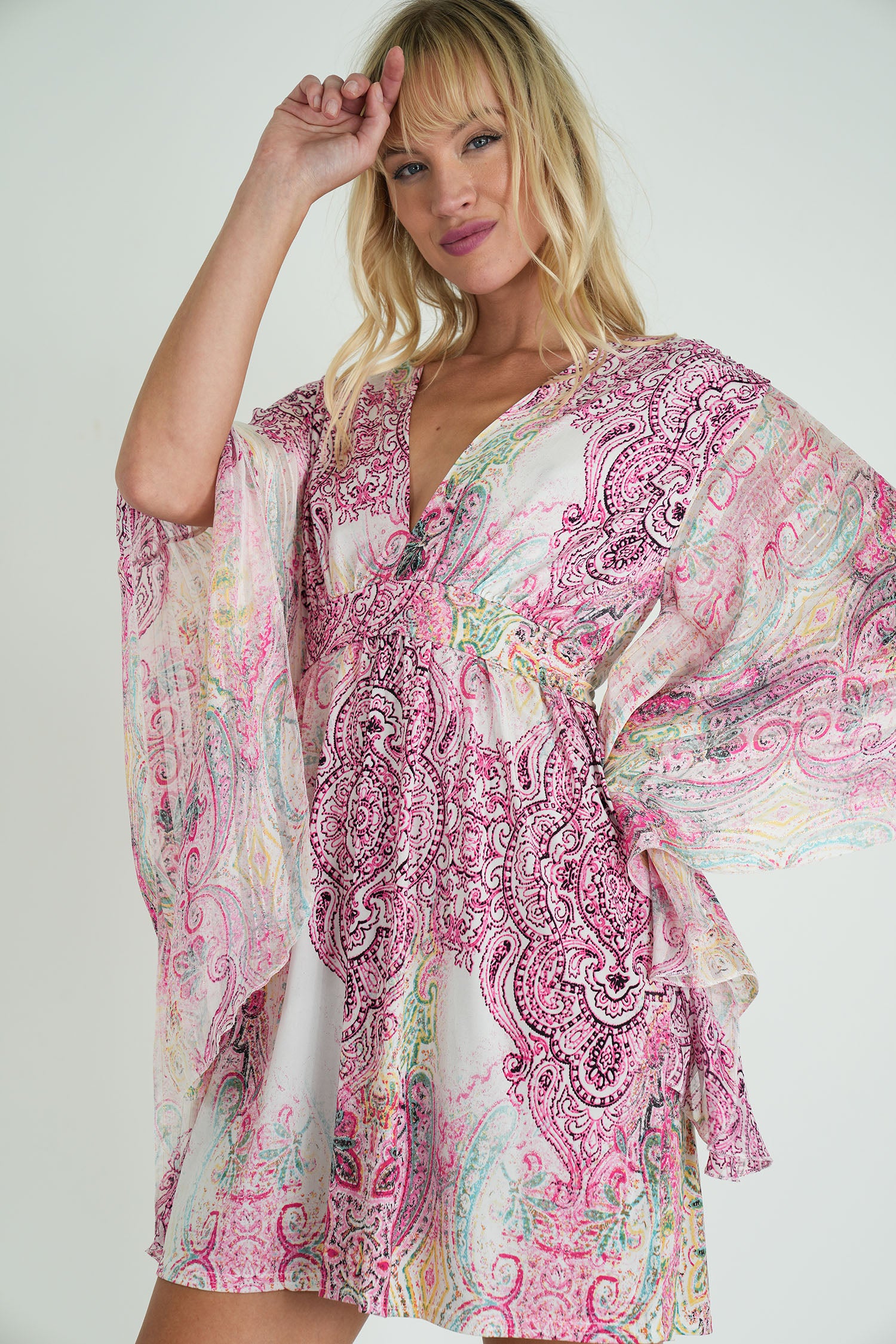 Pink Paisley Butterfly Dress
