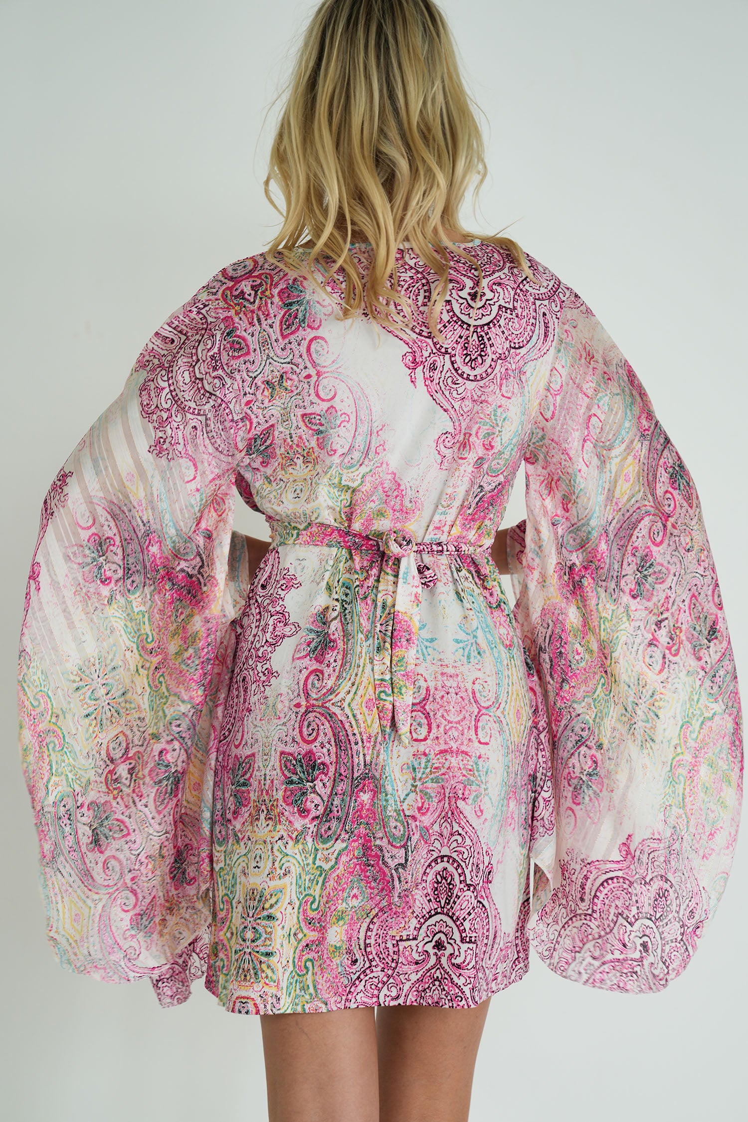 Pink Paisley Butterfly Dress