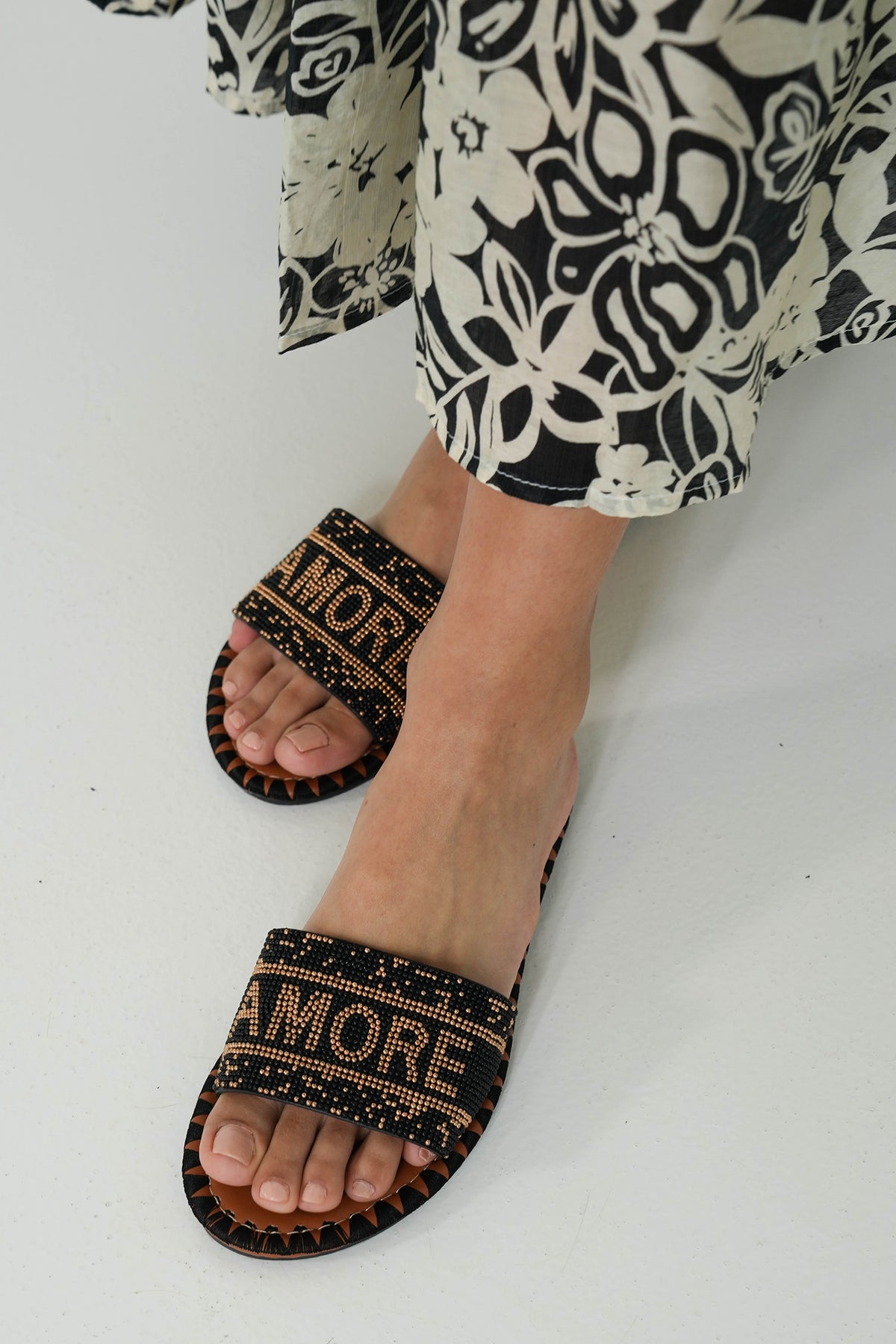 Black Amore Sandal