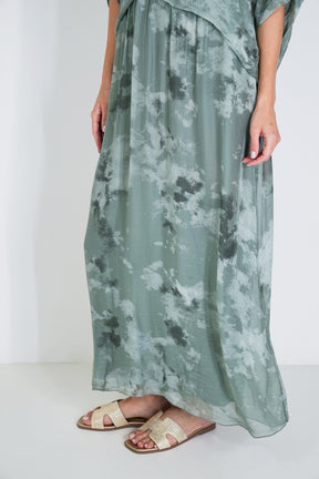 Olive Grace Silk Dress