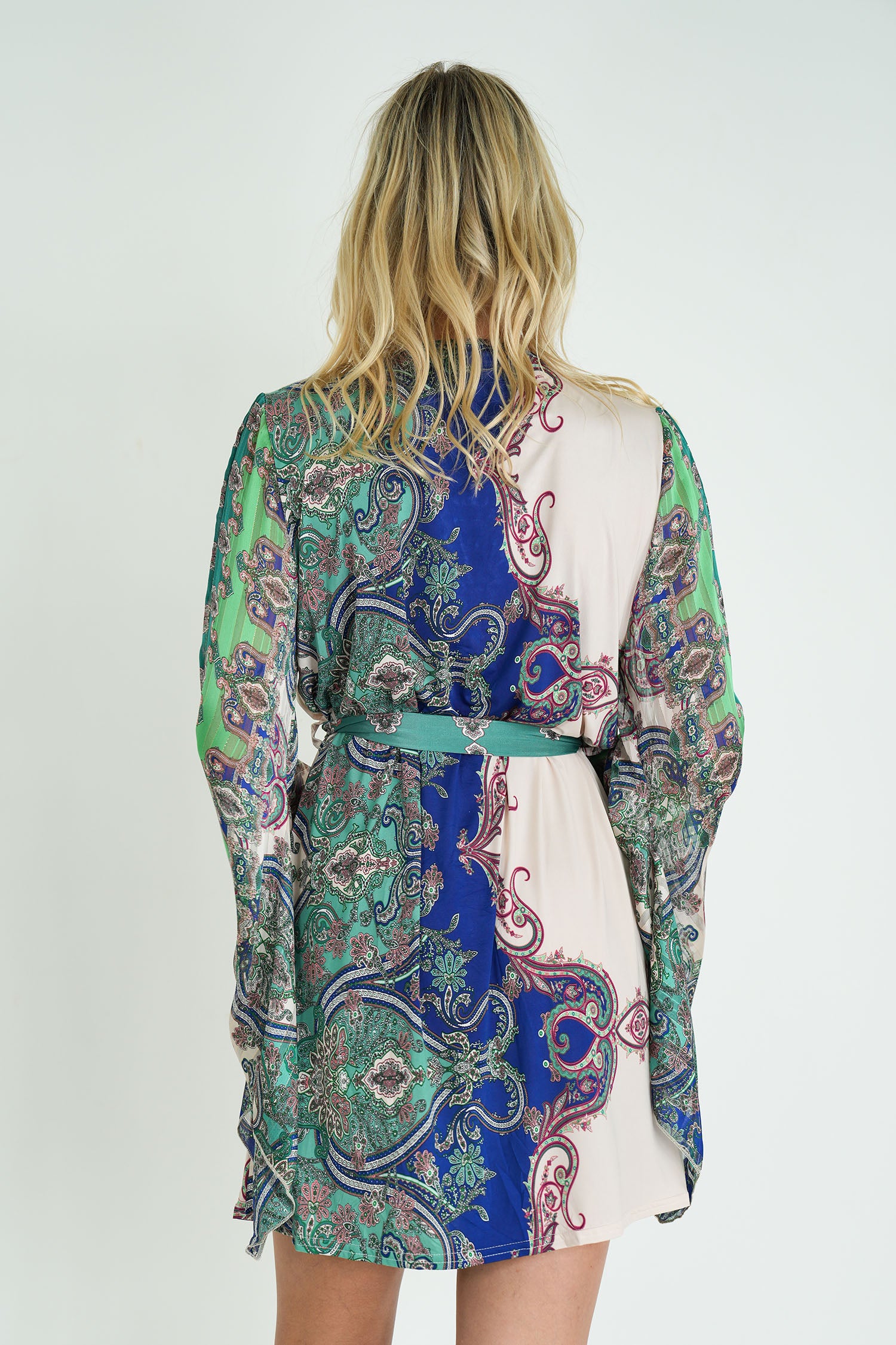 Teal and Cobalt St Tropez Tunic Dress