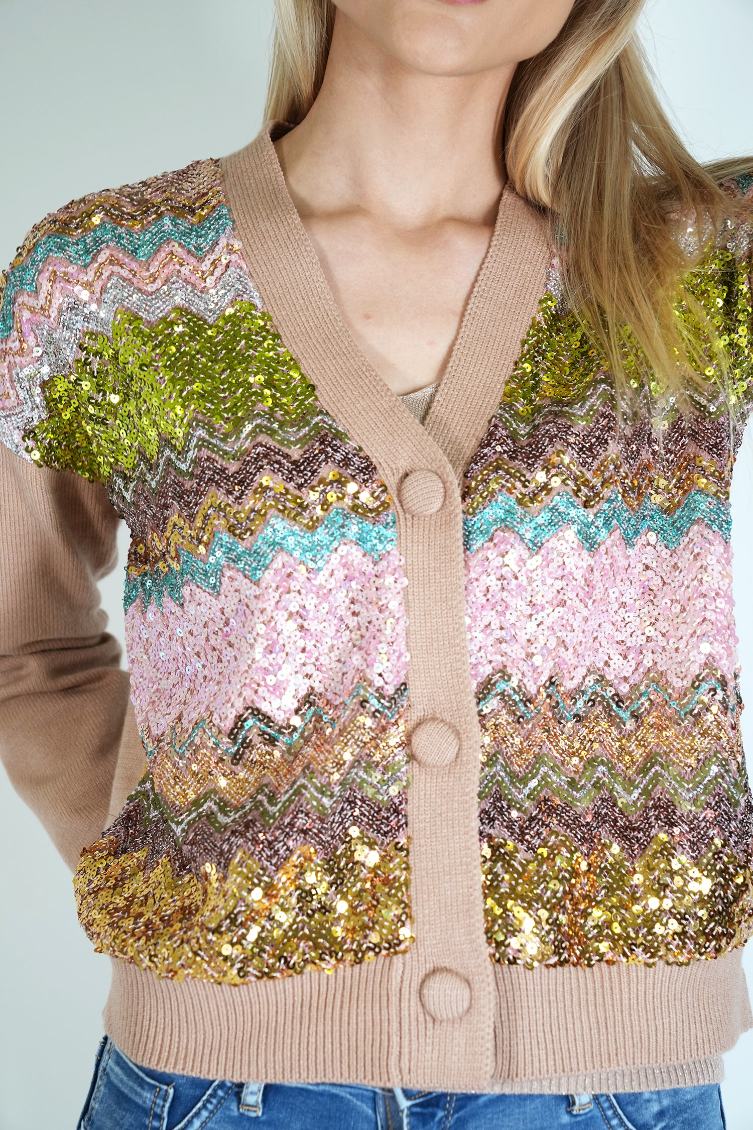 Sequin Cardigan