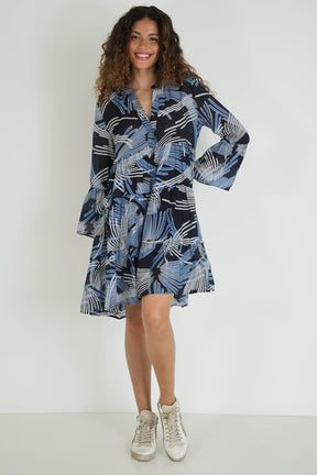 Navy Print Tunic