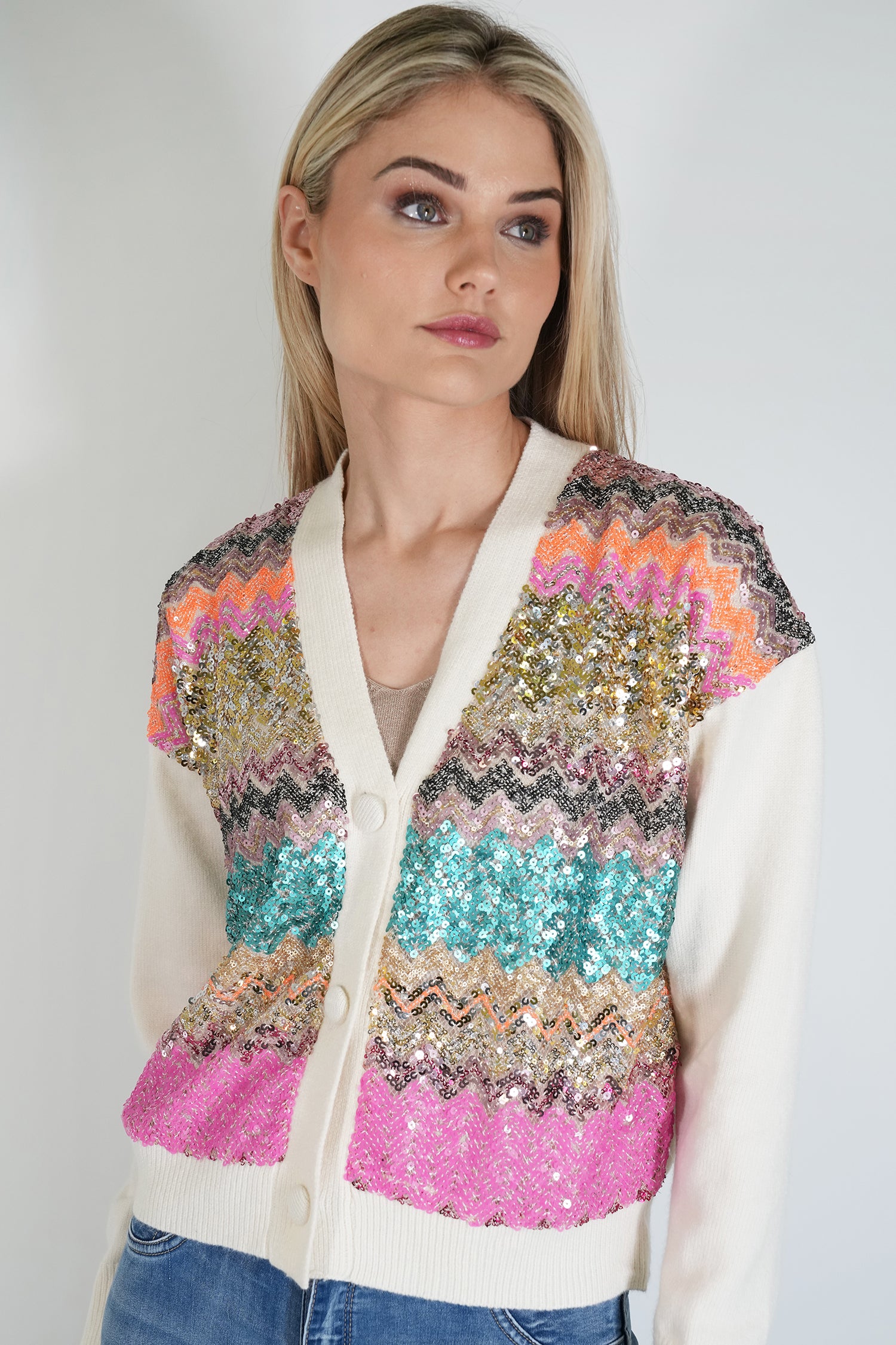 Sequin Cardigan