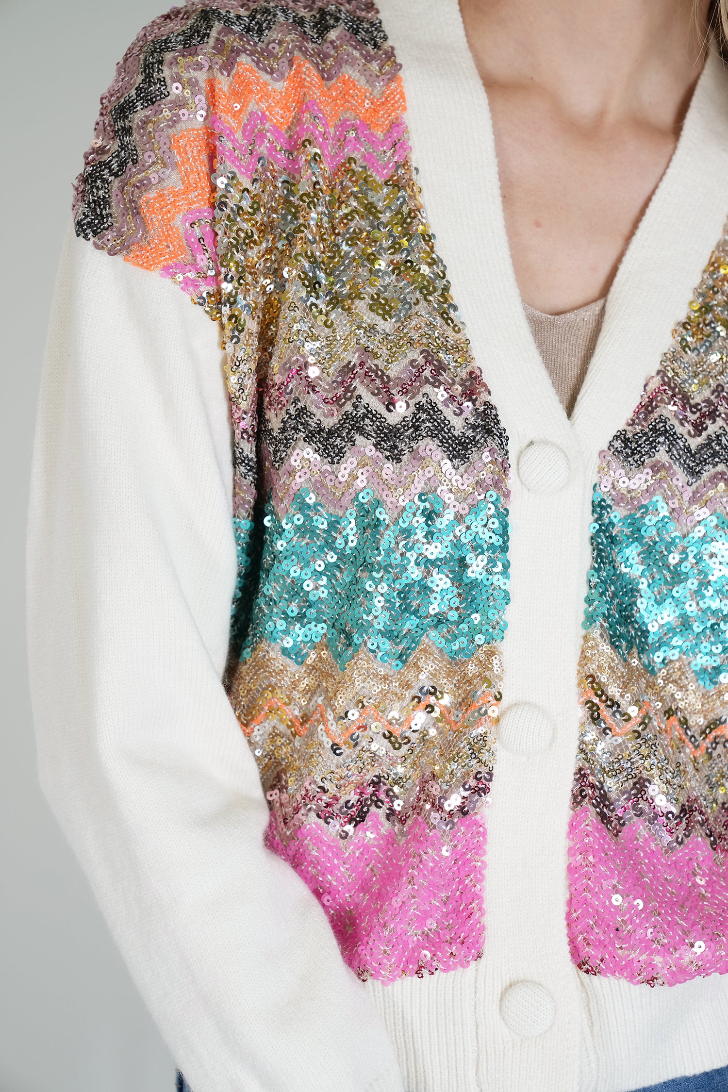 Sequin Cardigan