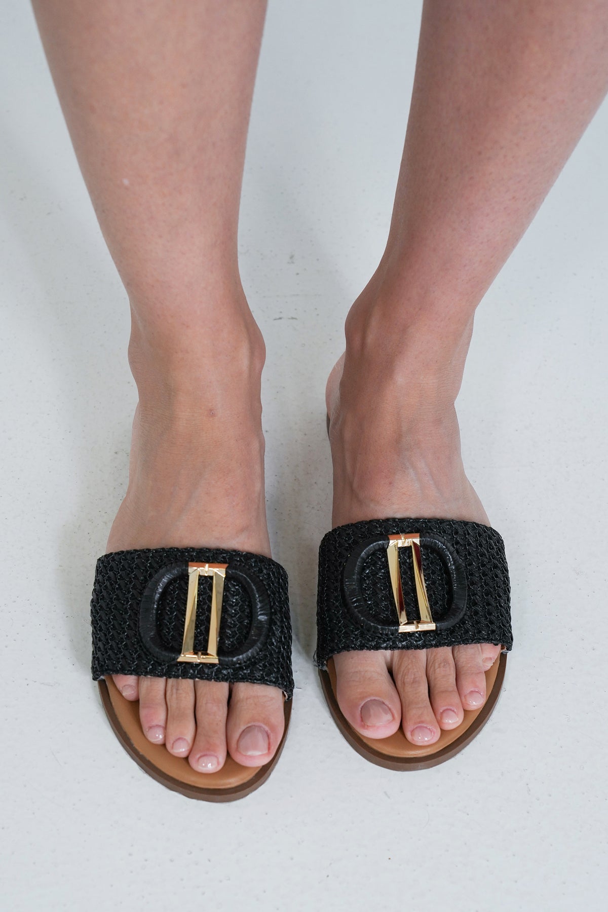 Black Monaco Sandal