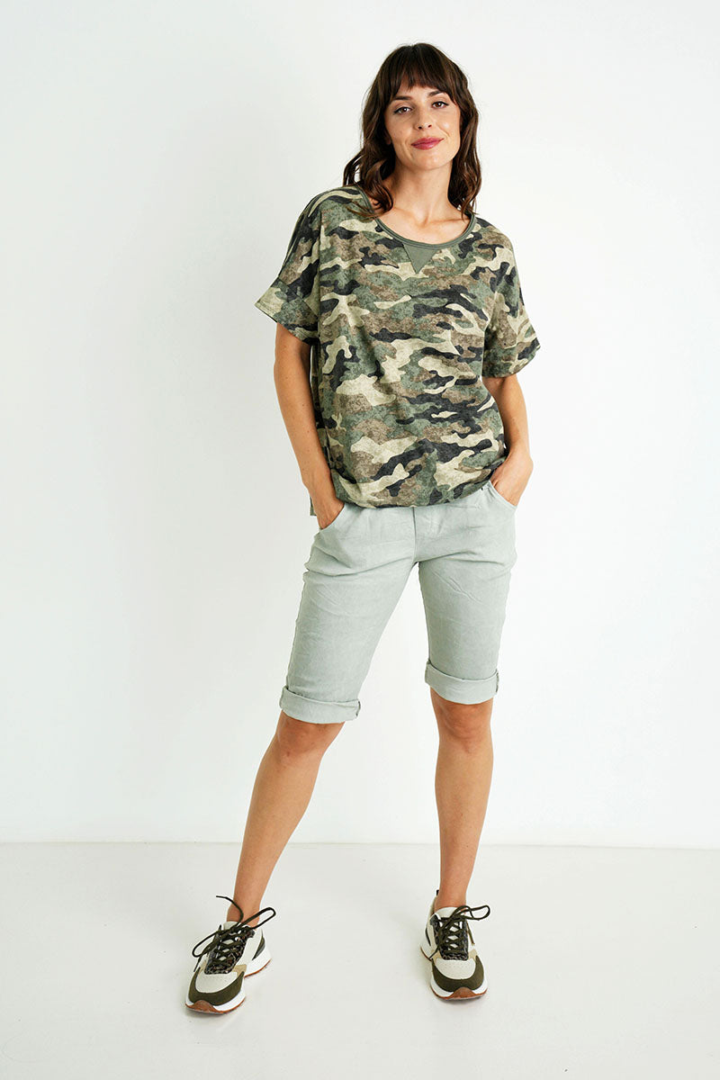 Olive Camou Tee