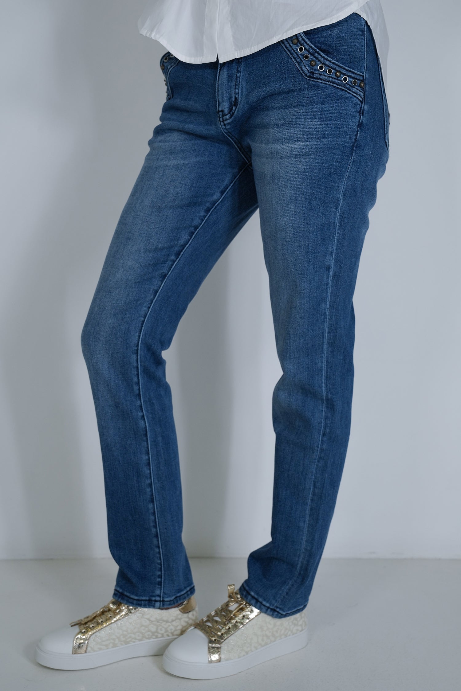 Terri Jean, denim jean from Something Pretty, alternative view