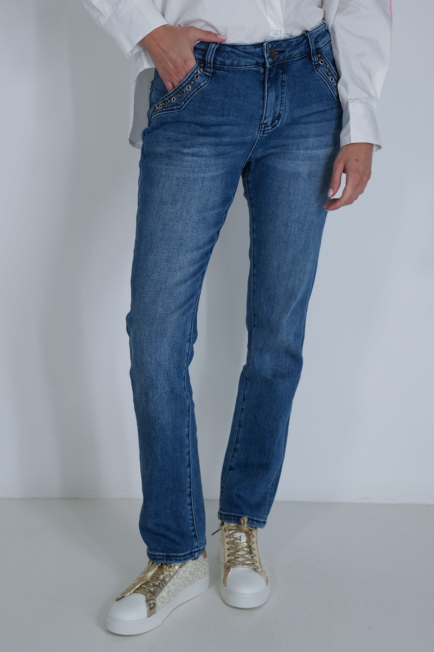 Terri Jean, denim jean from Something Pretty, alternative view