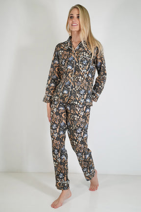 Charcoal Charie Long Set PJs