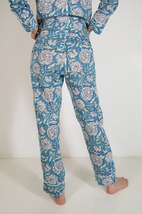 Blue Monaco Long Set PJs