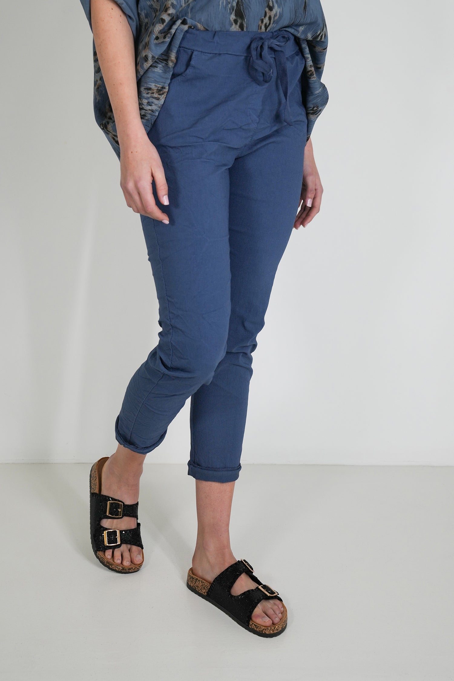 Dark Blue Basic Jogger Pant