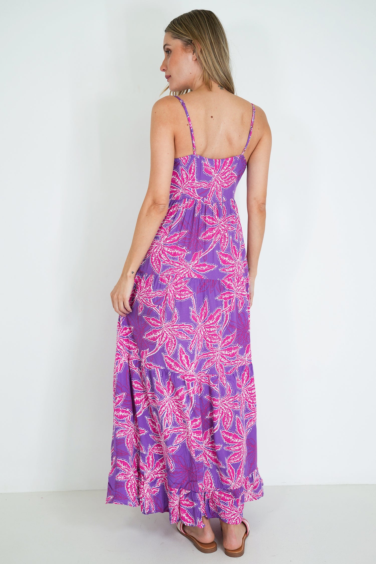 Purple and Pink Kate Strap Dress