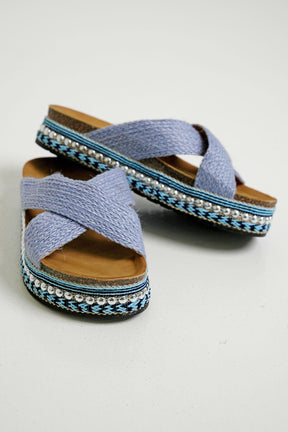 Blue Tamara Sandal