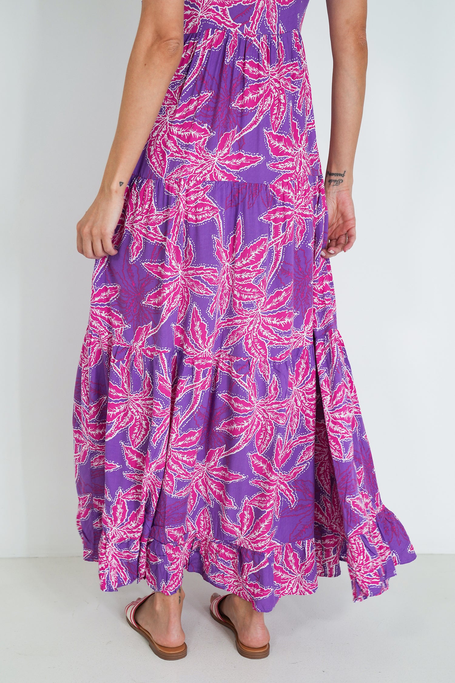 Purple and Pink Kate Strap Dress