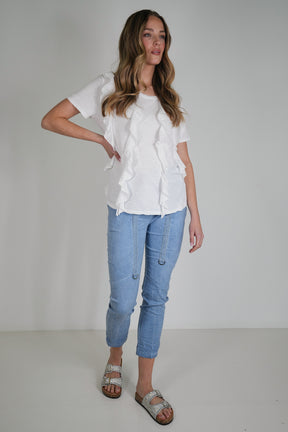 Blue Upstyled Jogger Pant
