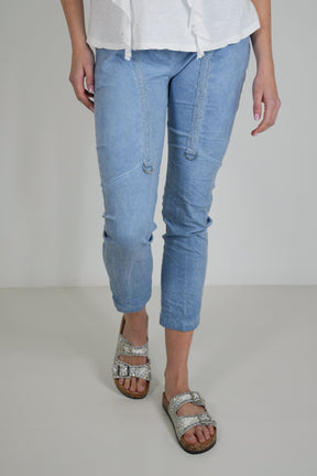 Blue Upstyled Jogger Pant