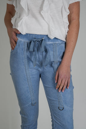 Blue Upstyled Jogger Pant