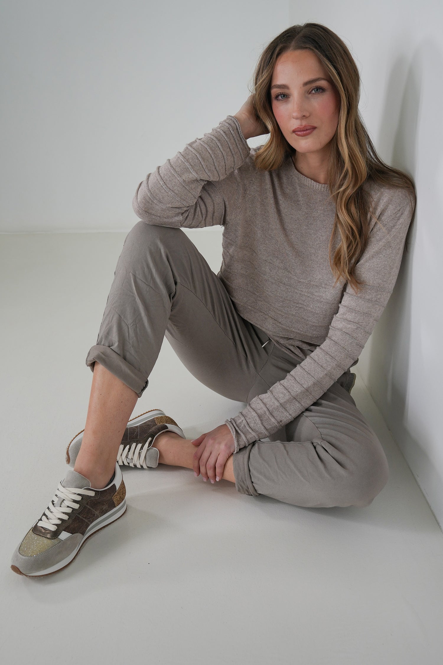 Taupe Soft Knit