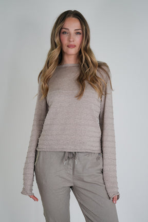 Taupe Soft Knit