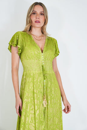 Lime Kylie Dress