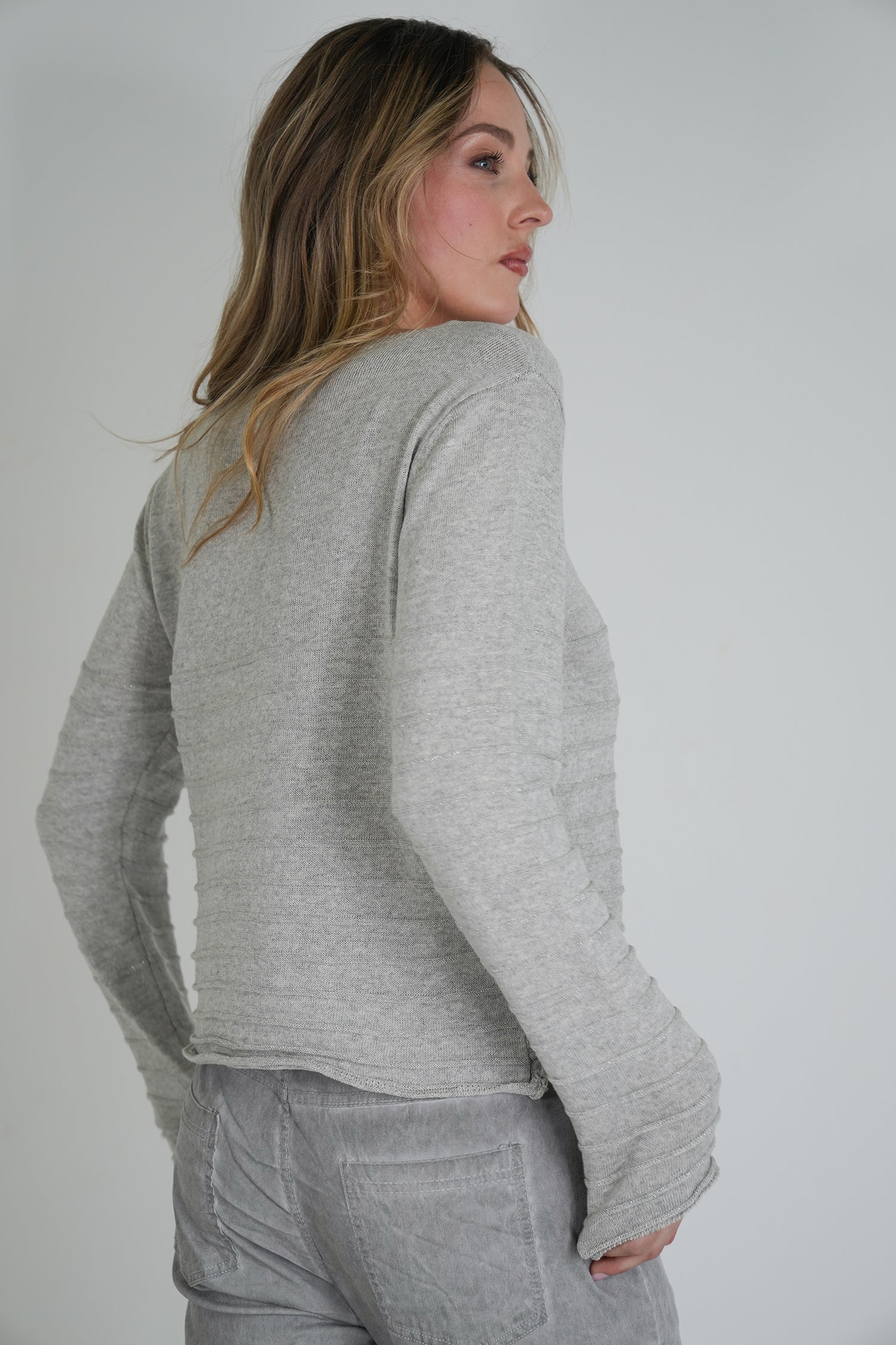 Grey Soft Knit