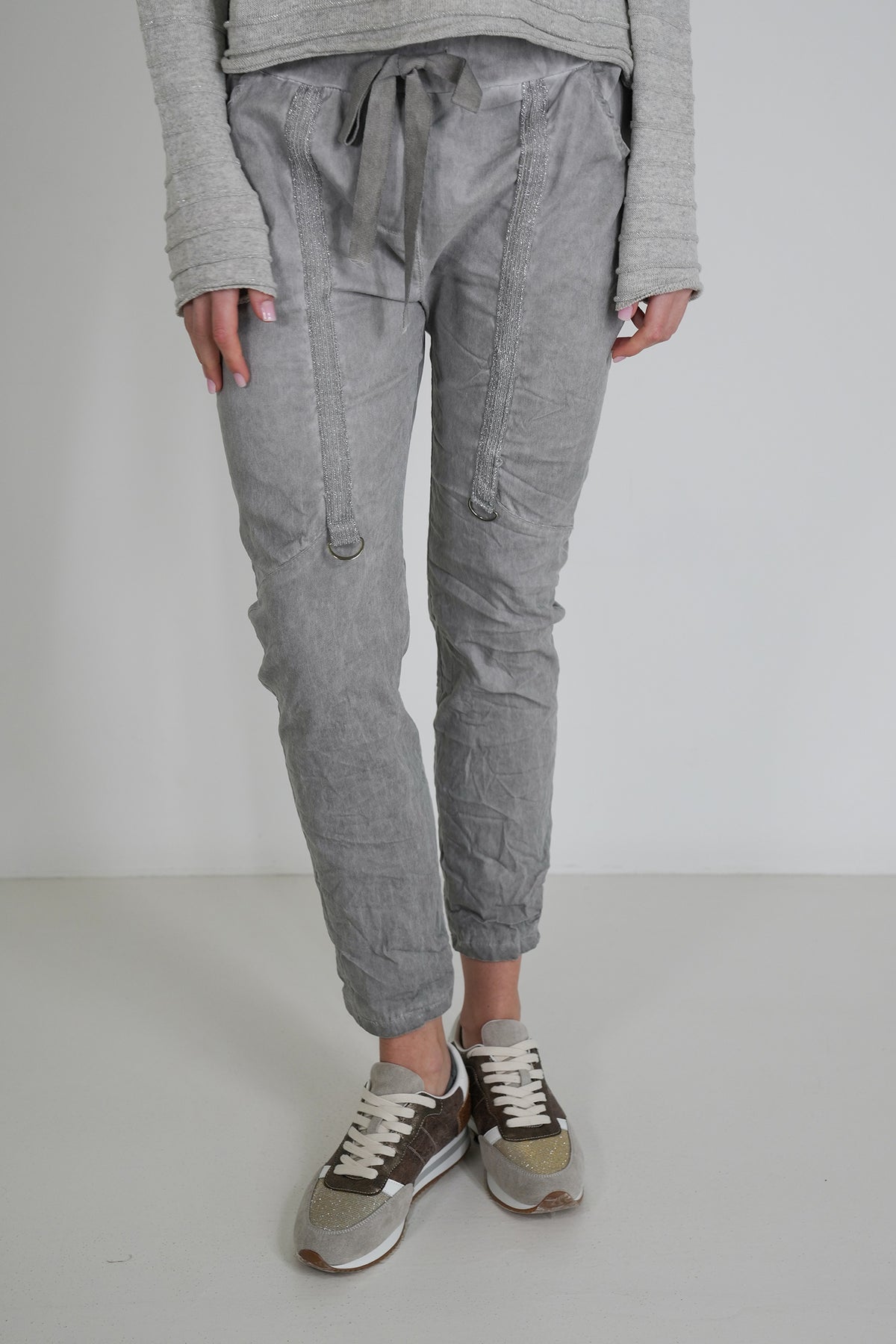 Grey Upstyled Jogger Pant