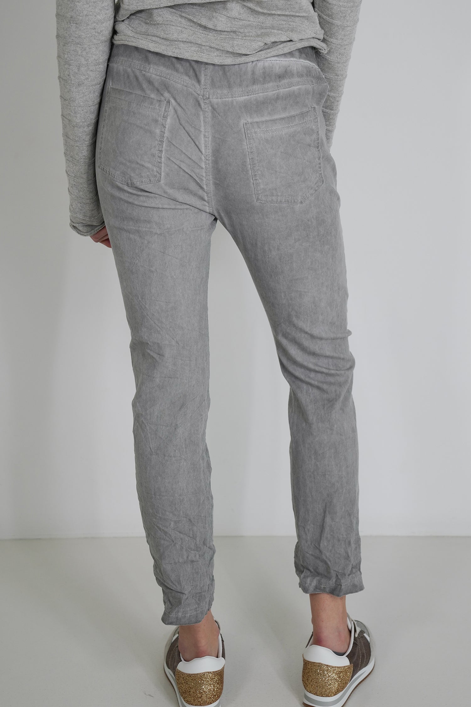 Grey Upstyled Jogger Pant