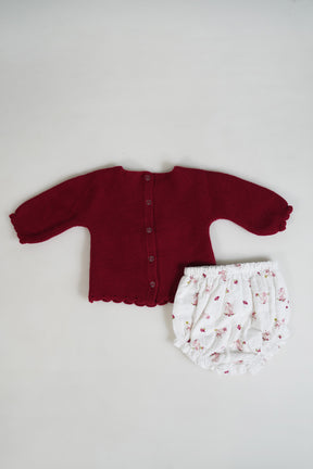 Red Hayley Knit Set