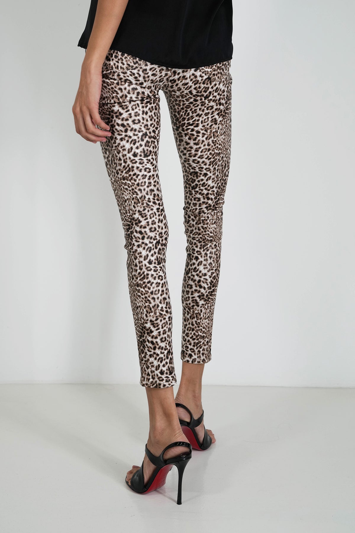 Leopard Coated Jean