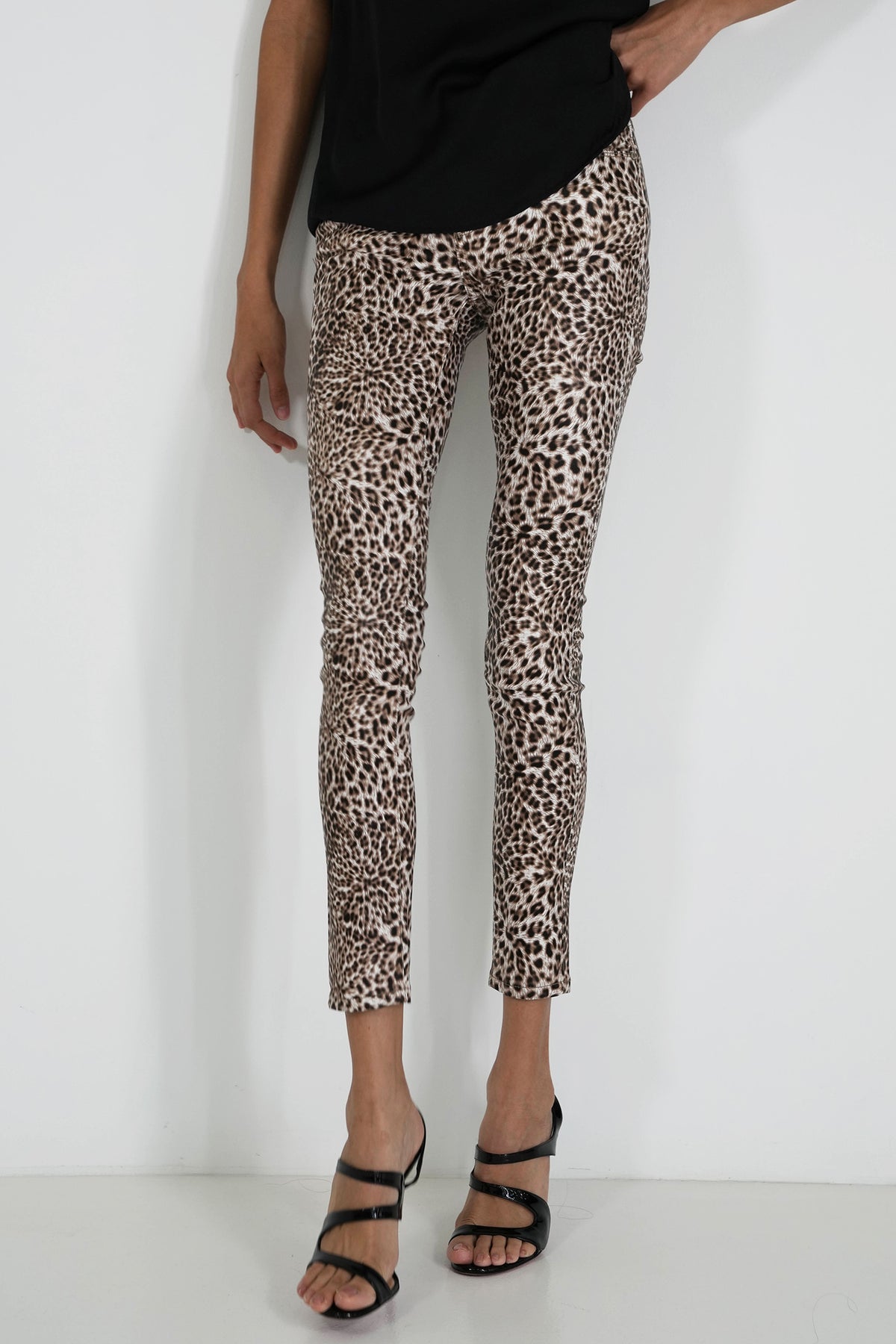 Leopard Coated Jean