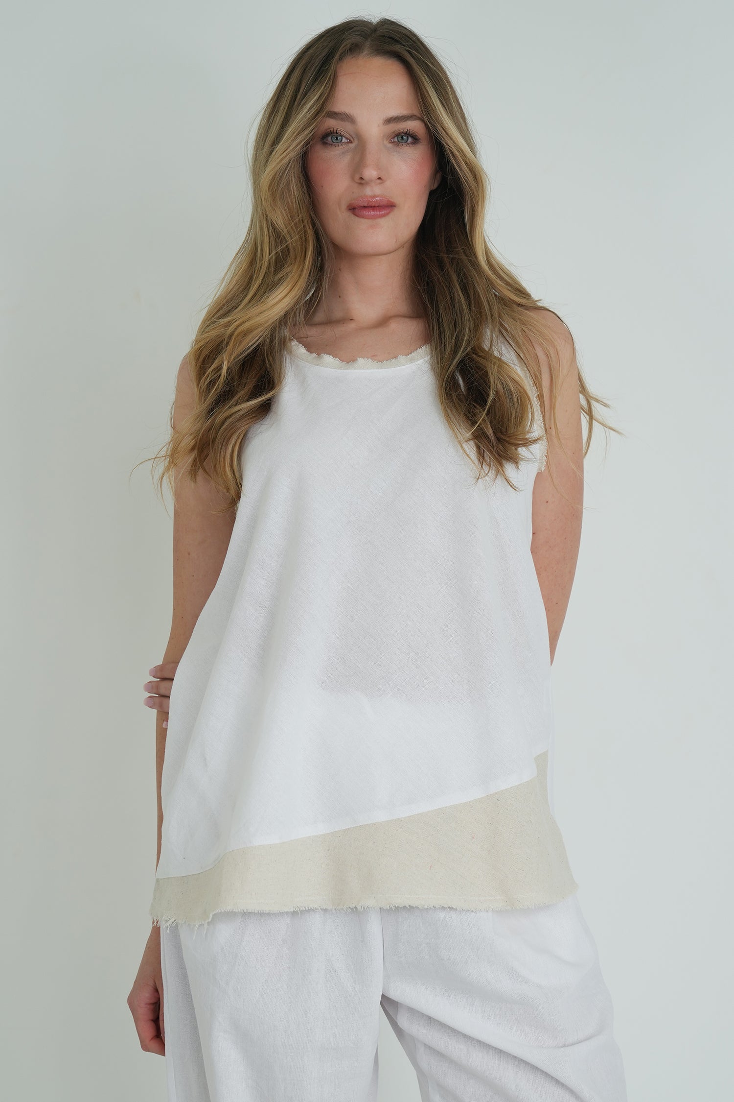 White Emily Vest