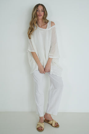 White Cotton Tee