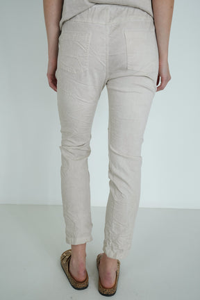 Cream Upstyled Jogger Pant