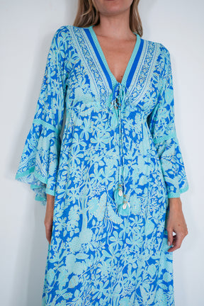 Cobalt and Turquoise Stonny Dress