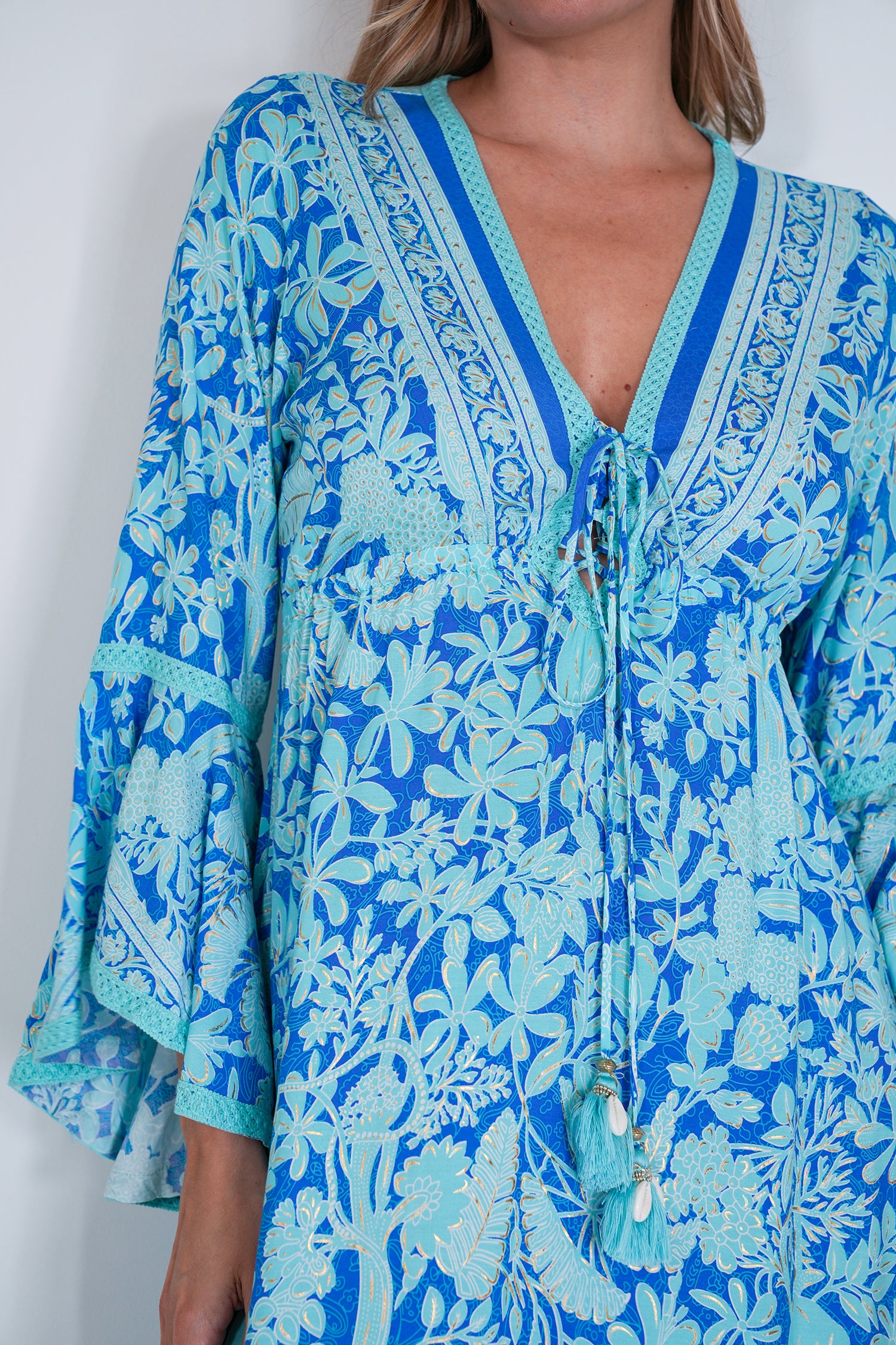 Cobalt and Turquoise Stonny Dress