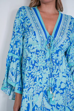 Cobalt and Turquoise Stonny Dress