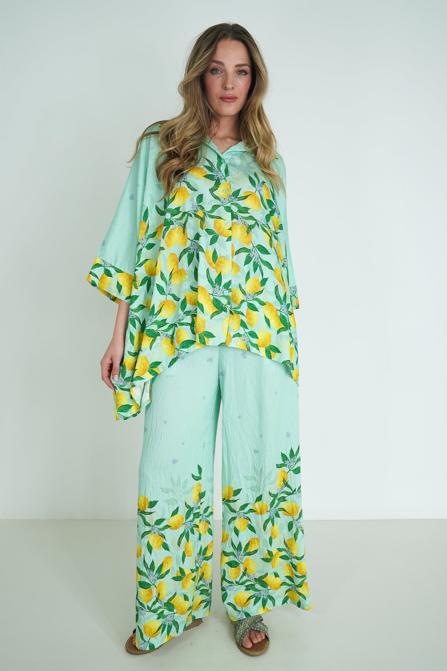 Aqua Limoncello Blouse