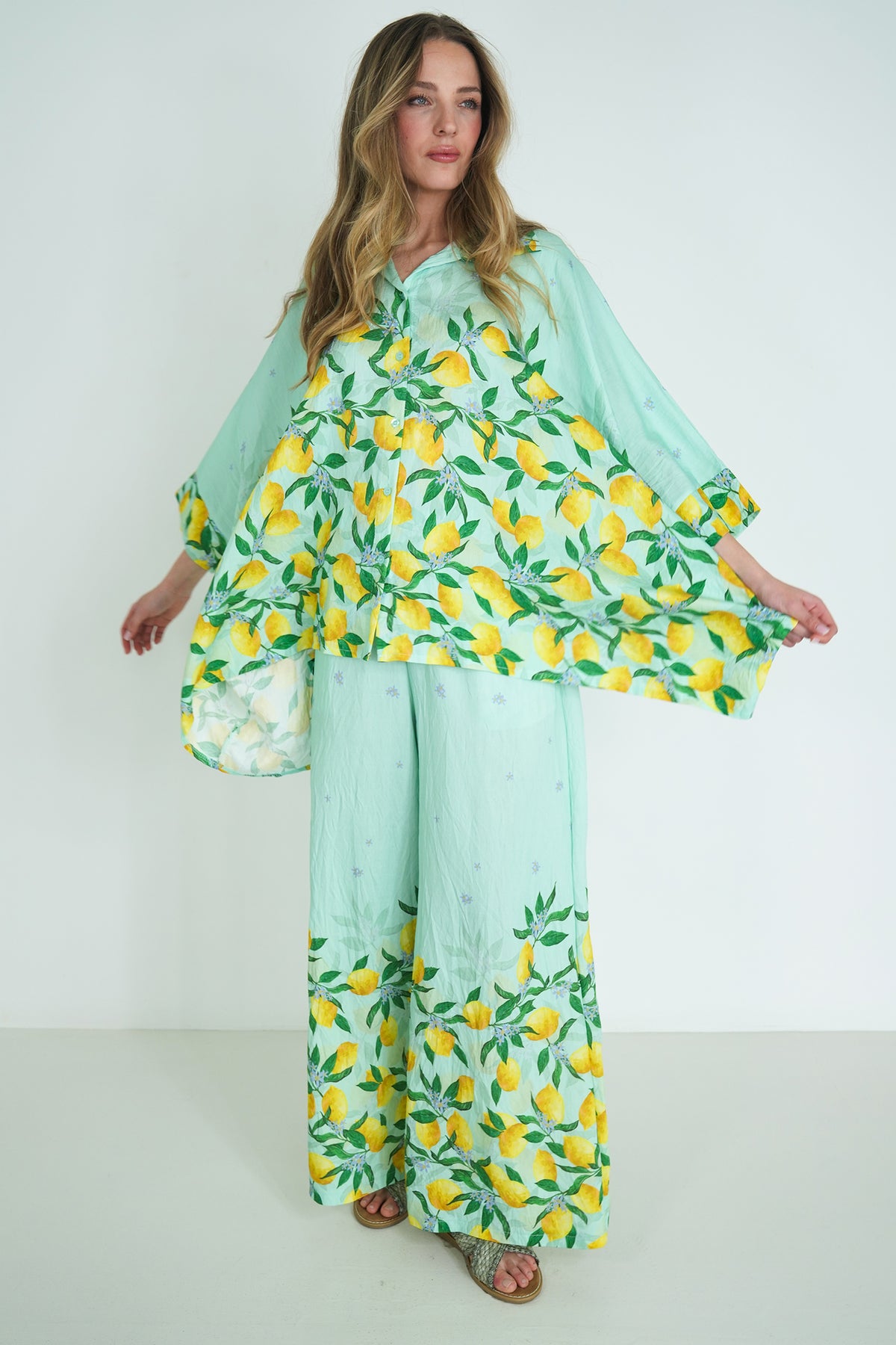 Aqua Limoncello Blouse