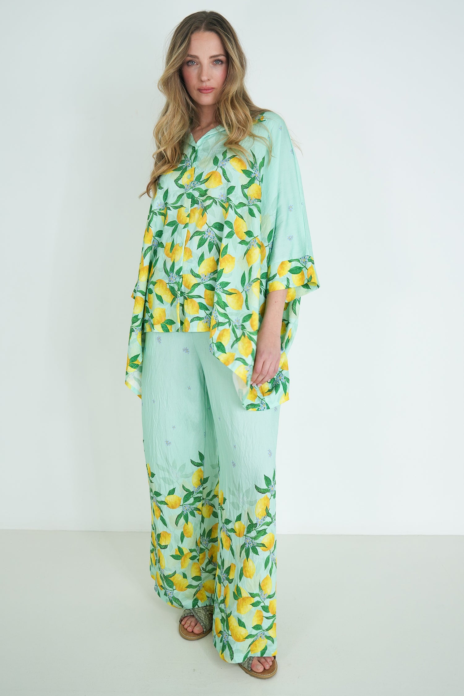 Aqua Limoncello Blouse