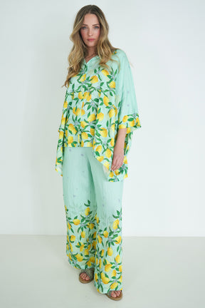 Aqua Limoncello Blouse