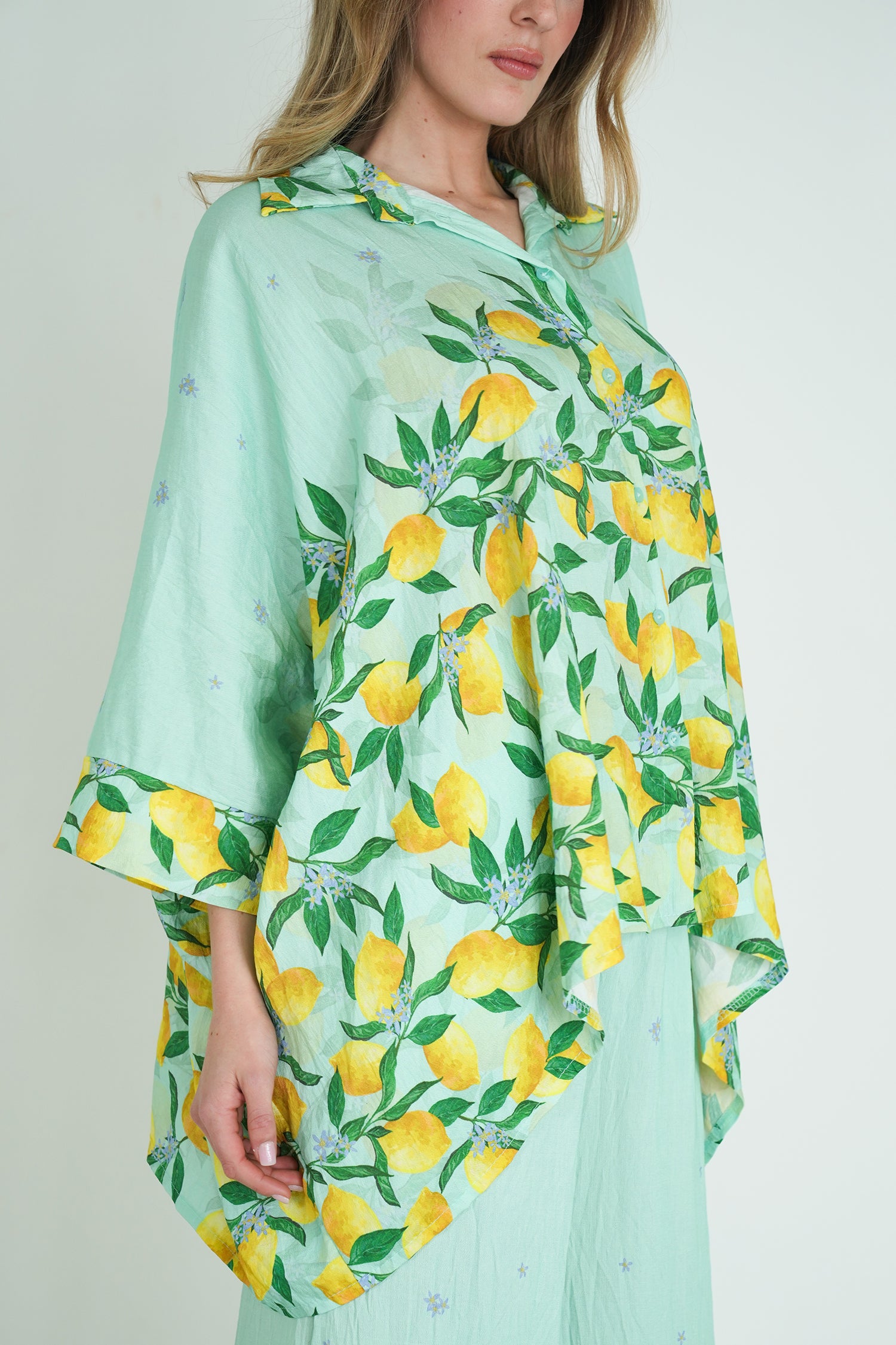 Aqua Limoncello Blouse