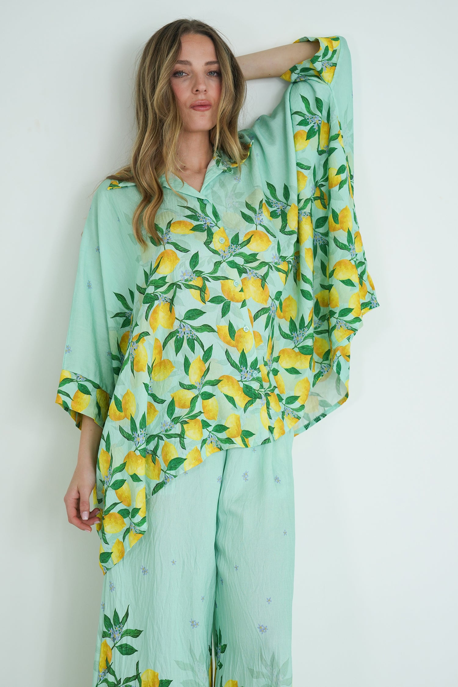 Aqua Limoncello Blouse