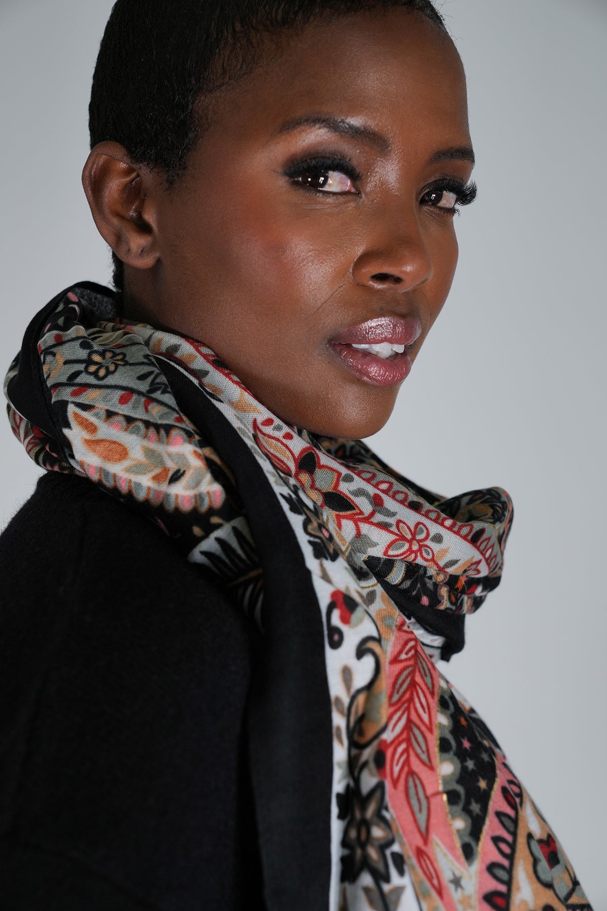 Black Stella Scarf