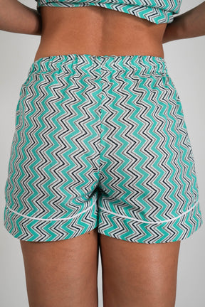 Zig Zag Shorts Set PJs