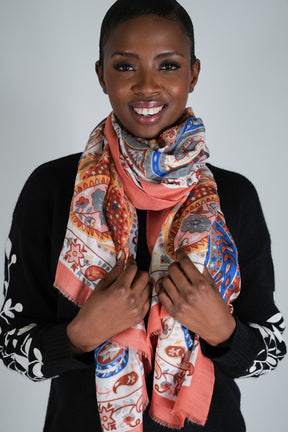 Coral Stella Scarf