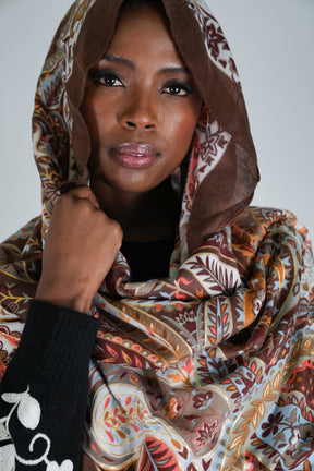 Chocolate Stella Scarf