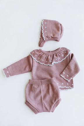 Dusty Pink Holly Knit Set