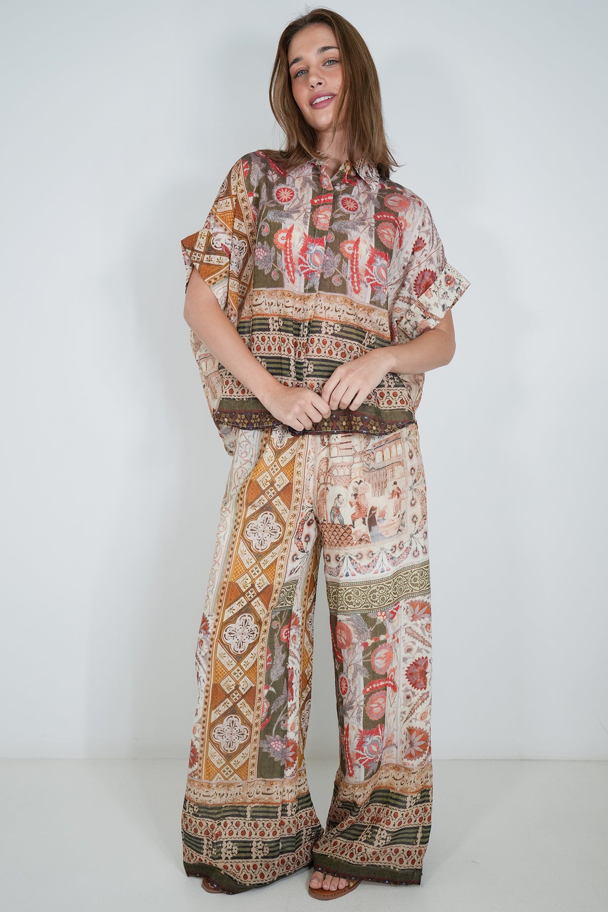 Moroccan Print Pant