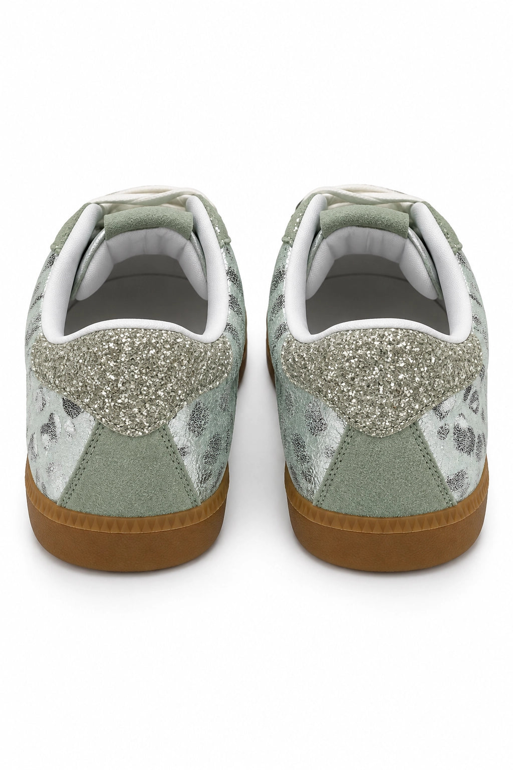 Mint Leopard Bowling Sneaker